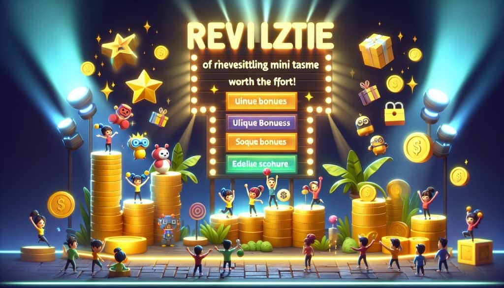 Bonusi koji se skupljaju kroz različite mini zadatke Bonusi koji se skupljaju kroz različite mini zadatke