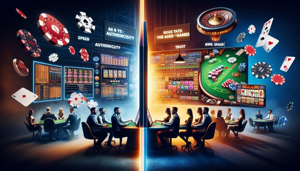 Jesu li live casino igre bolji izbor od RNG igara?